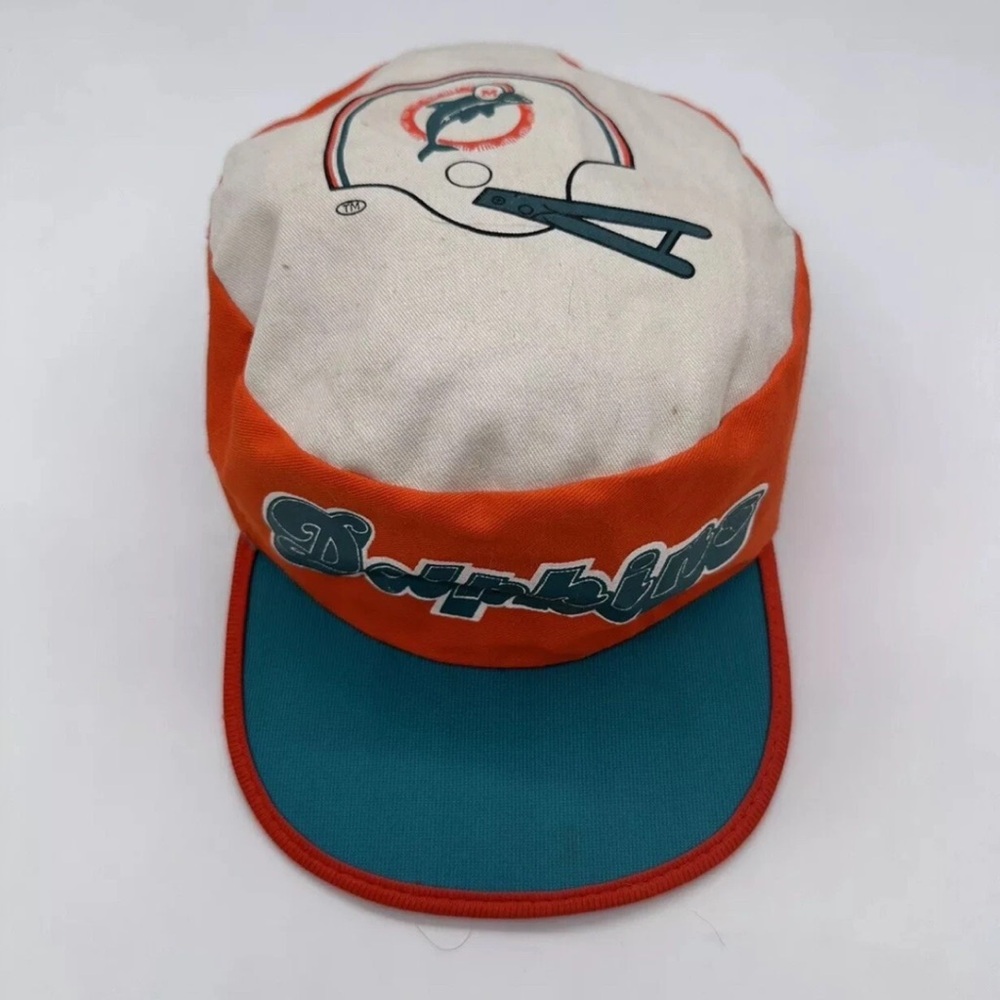 NFL Miami Dolphins White, Orange & Teal Camp Hat
